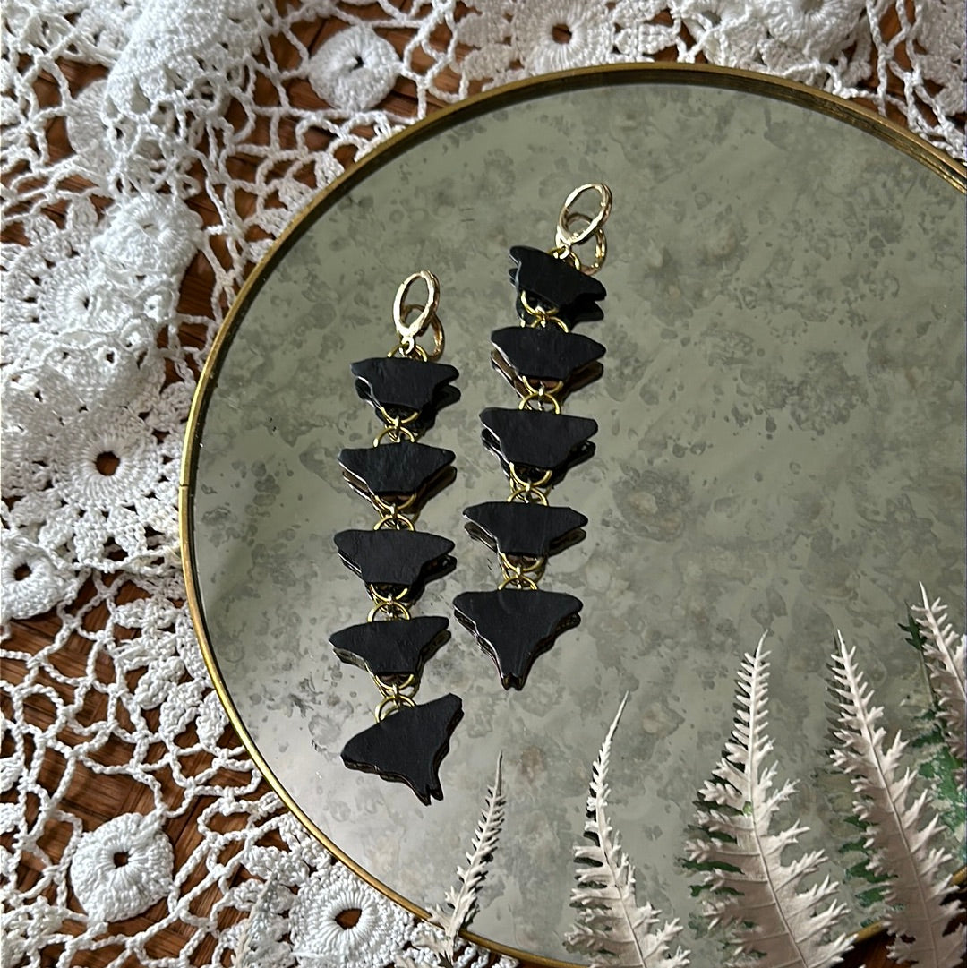 Micro mini stacks: butterfly and moth dangles