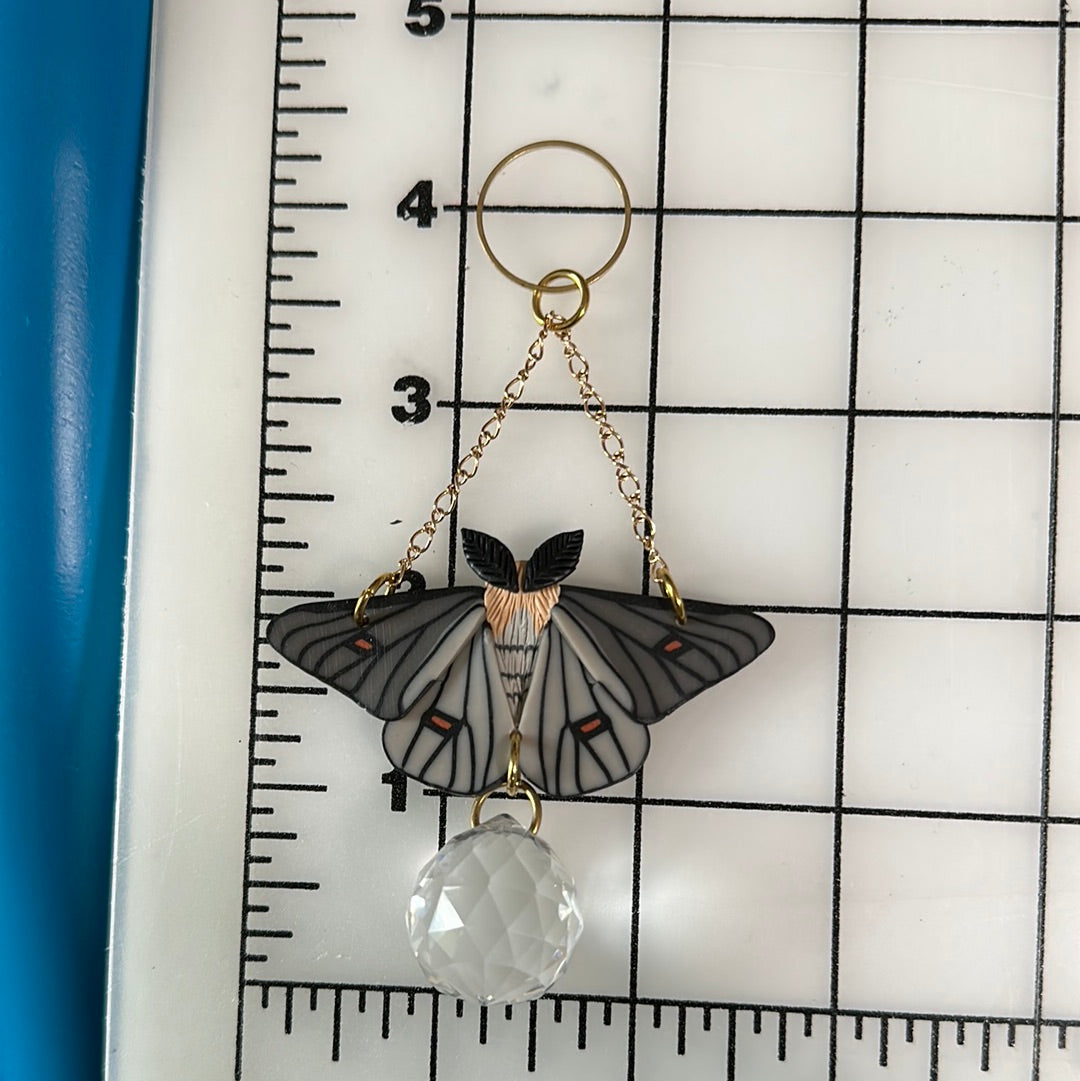 Ghostly silkmoth suncatcher