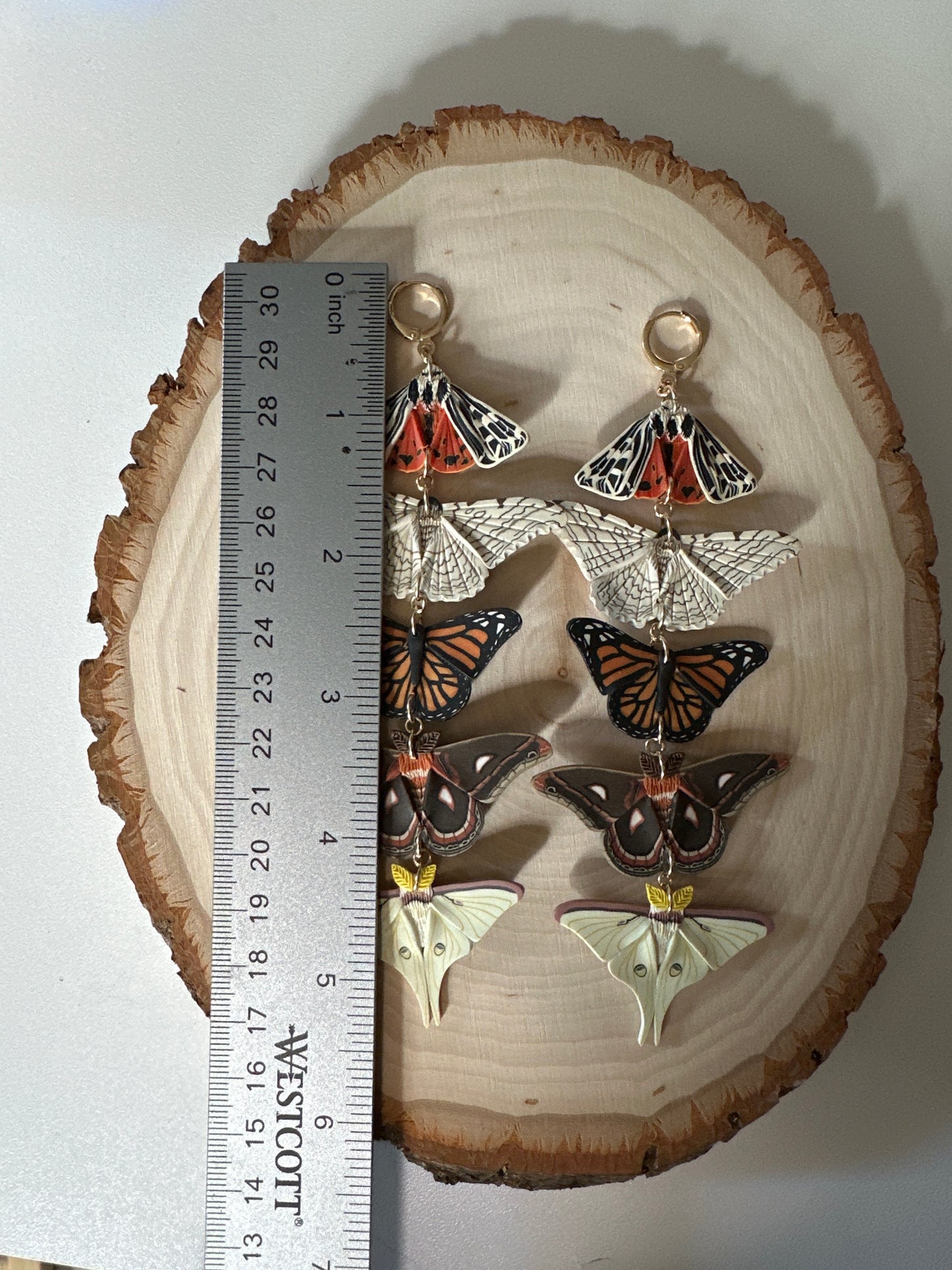 Moth and butterfly stack dangles