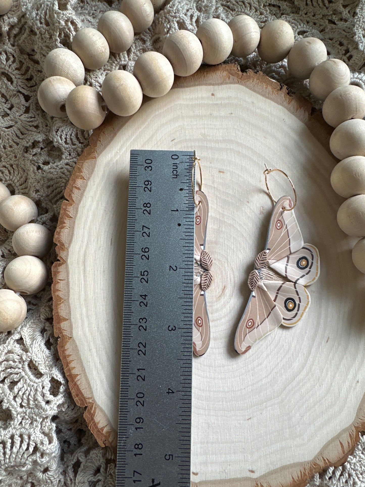 Emporer Gum Moth hoops