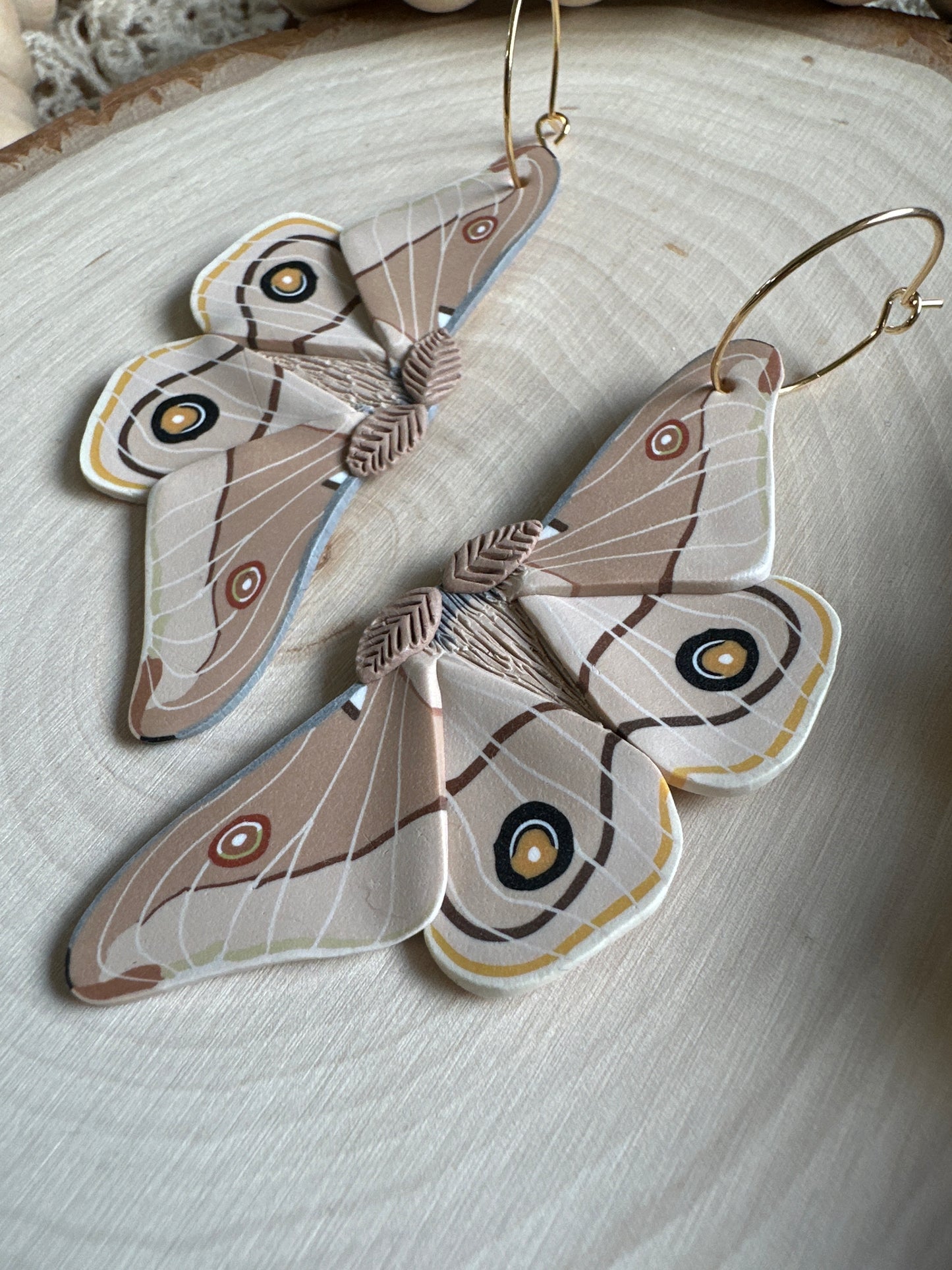 Emporer Gum Moth hoops