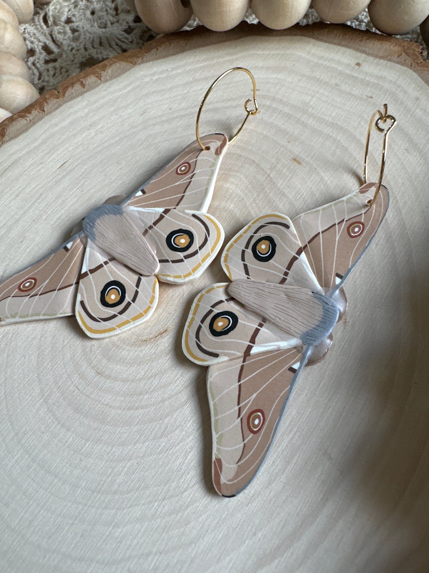 Emporer Gum Moth hoops