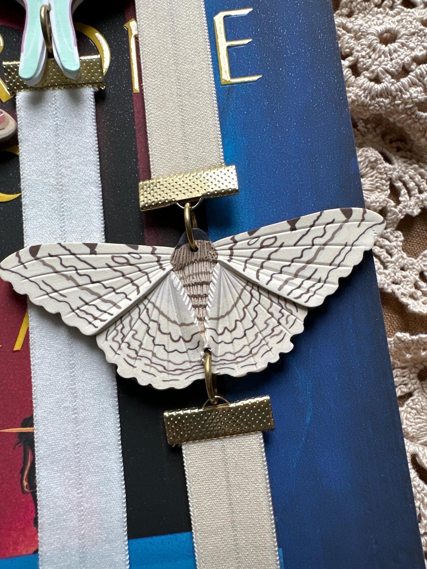 Moth bookmarks