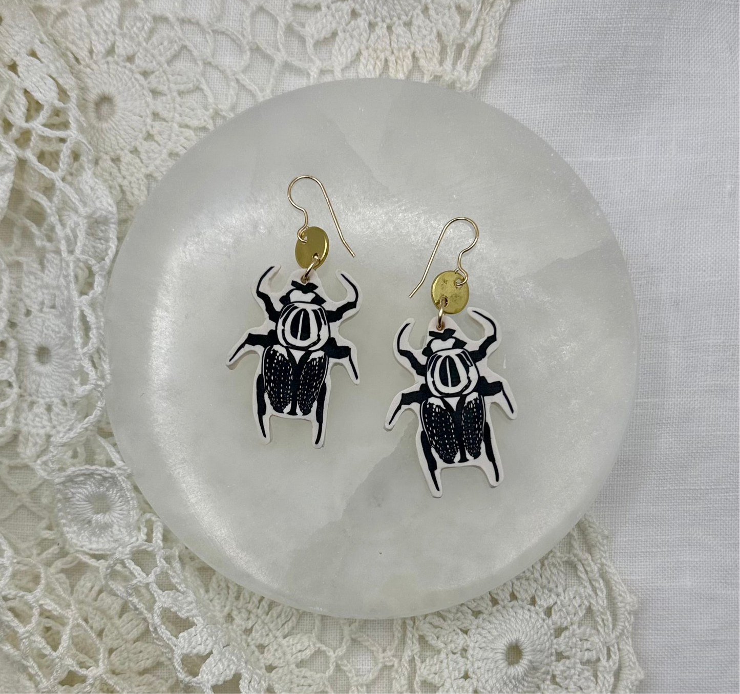 Goliath beetle dangles