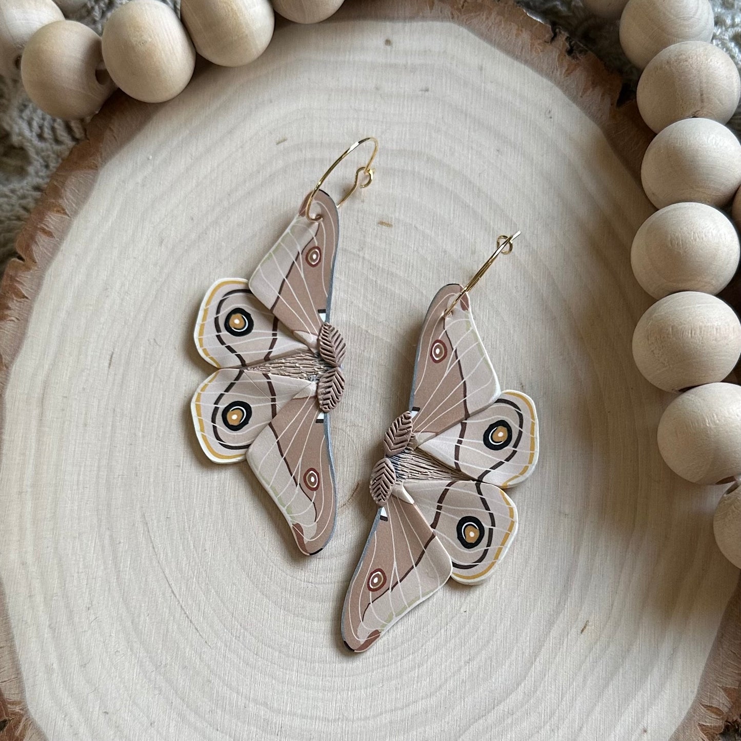 Emporer Gum Moth hoops
