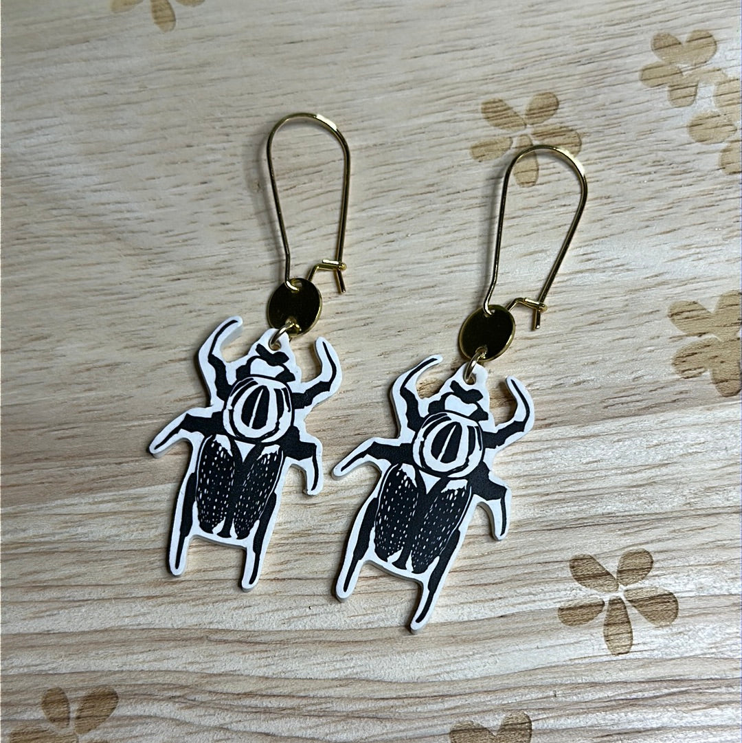 Goliath beetle cut out dangles