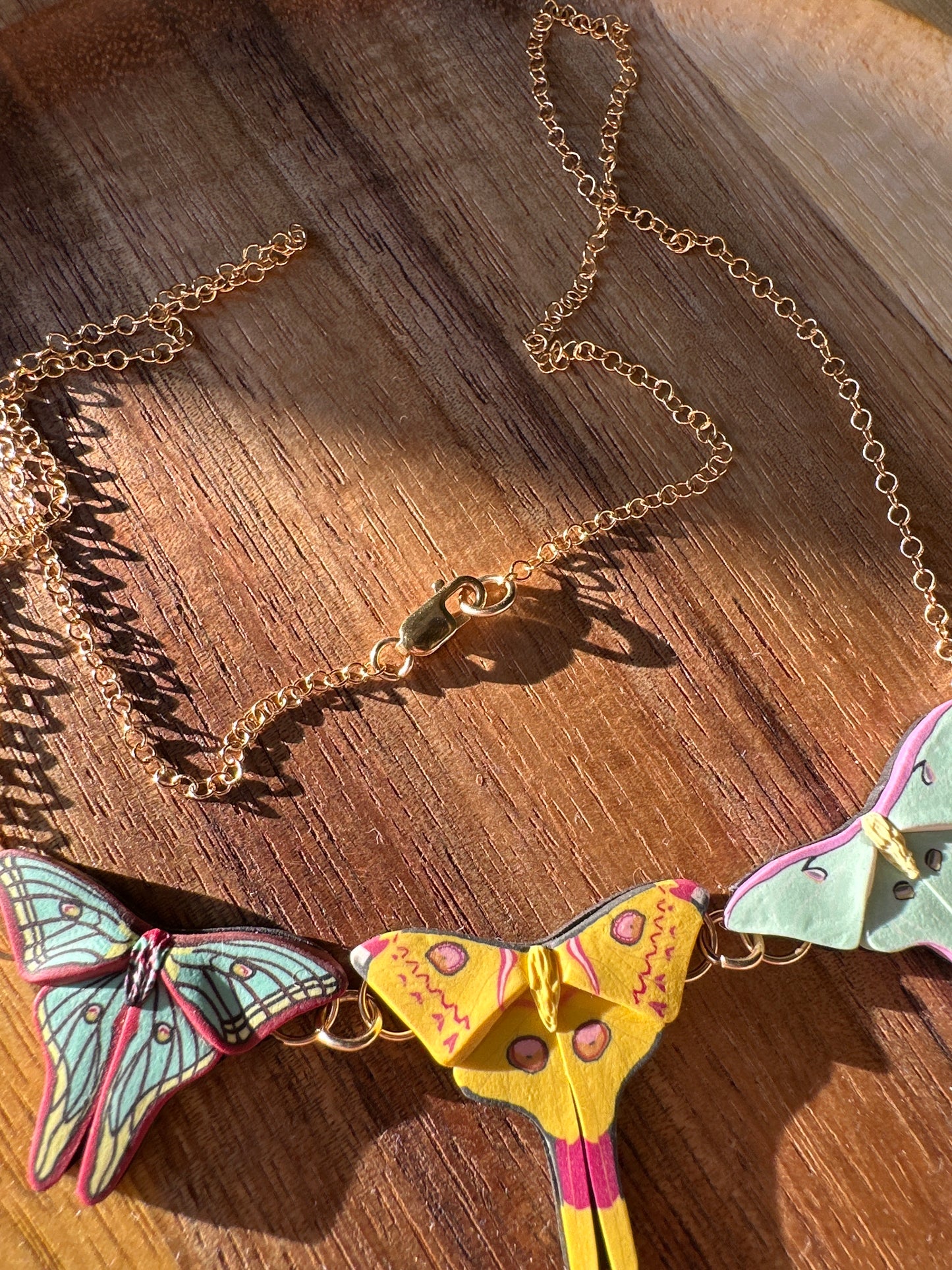 Moth necklace