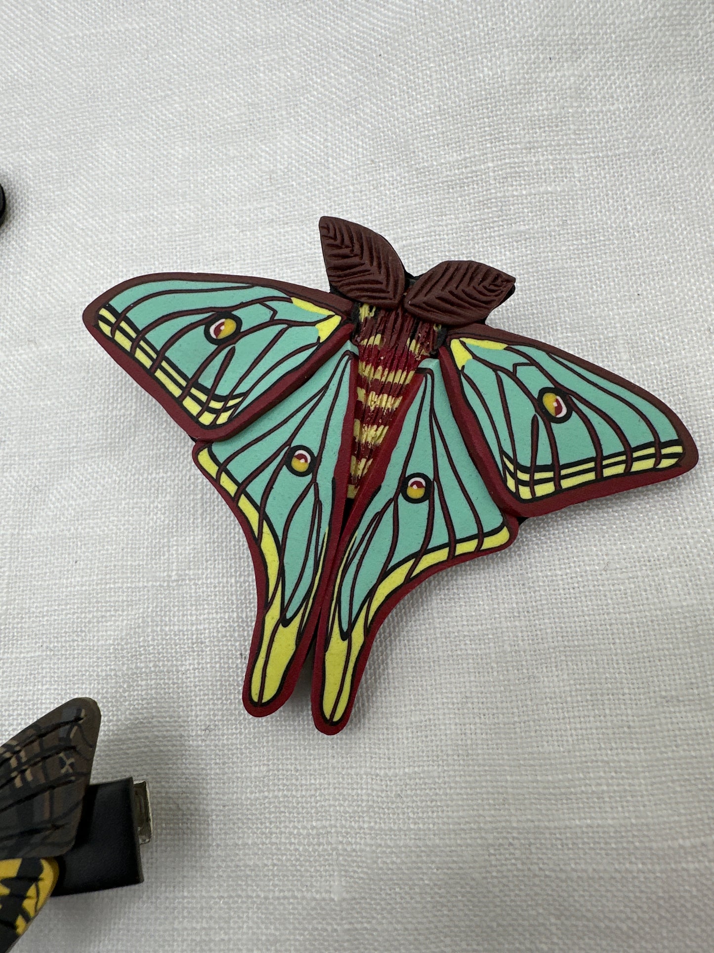 moth hair clips
