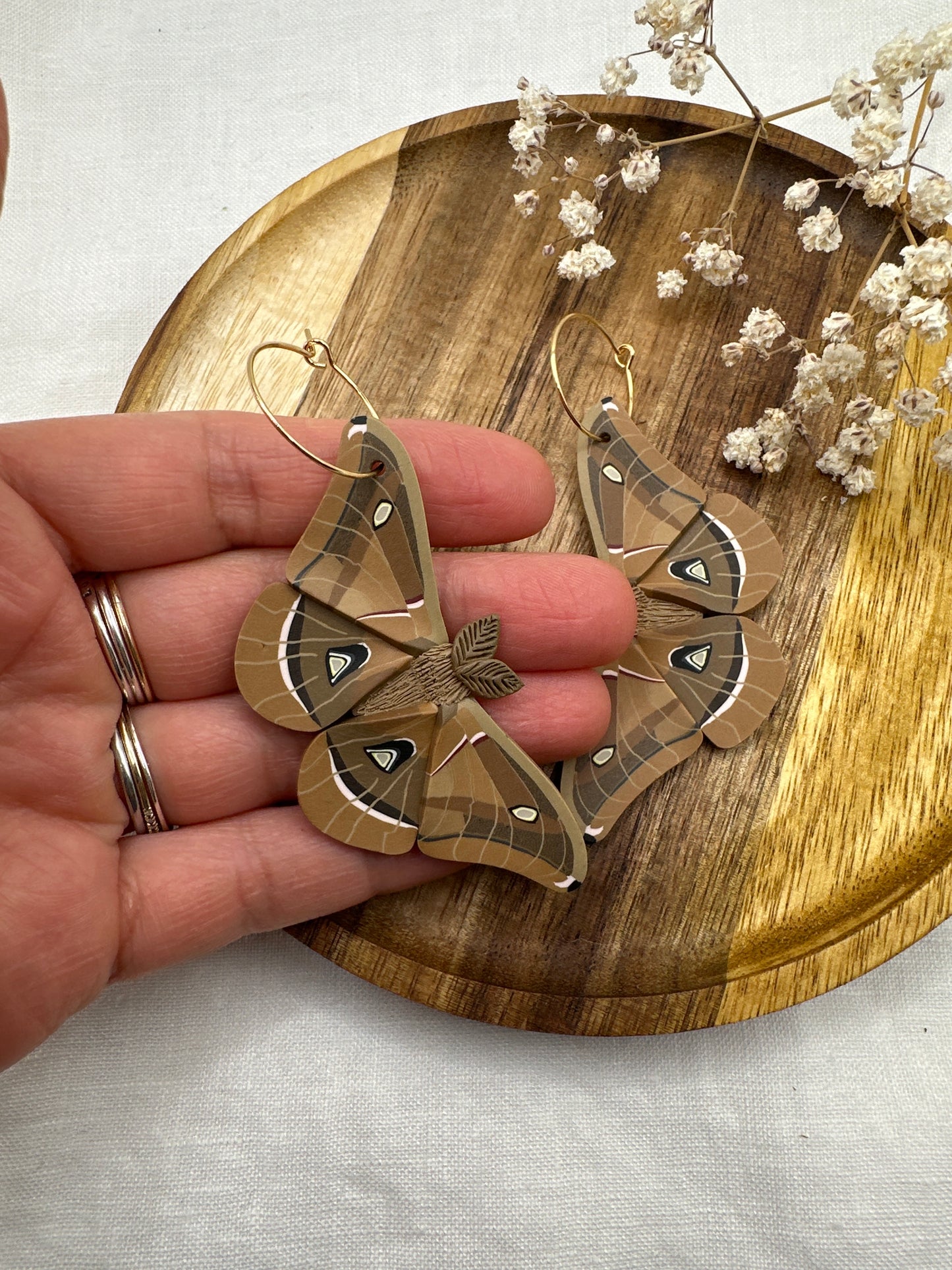 Polyphemus Moth hoops