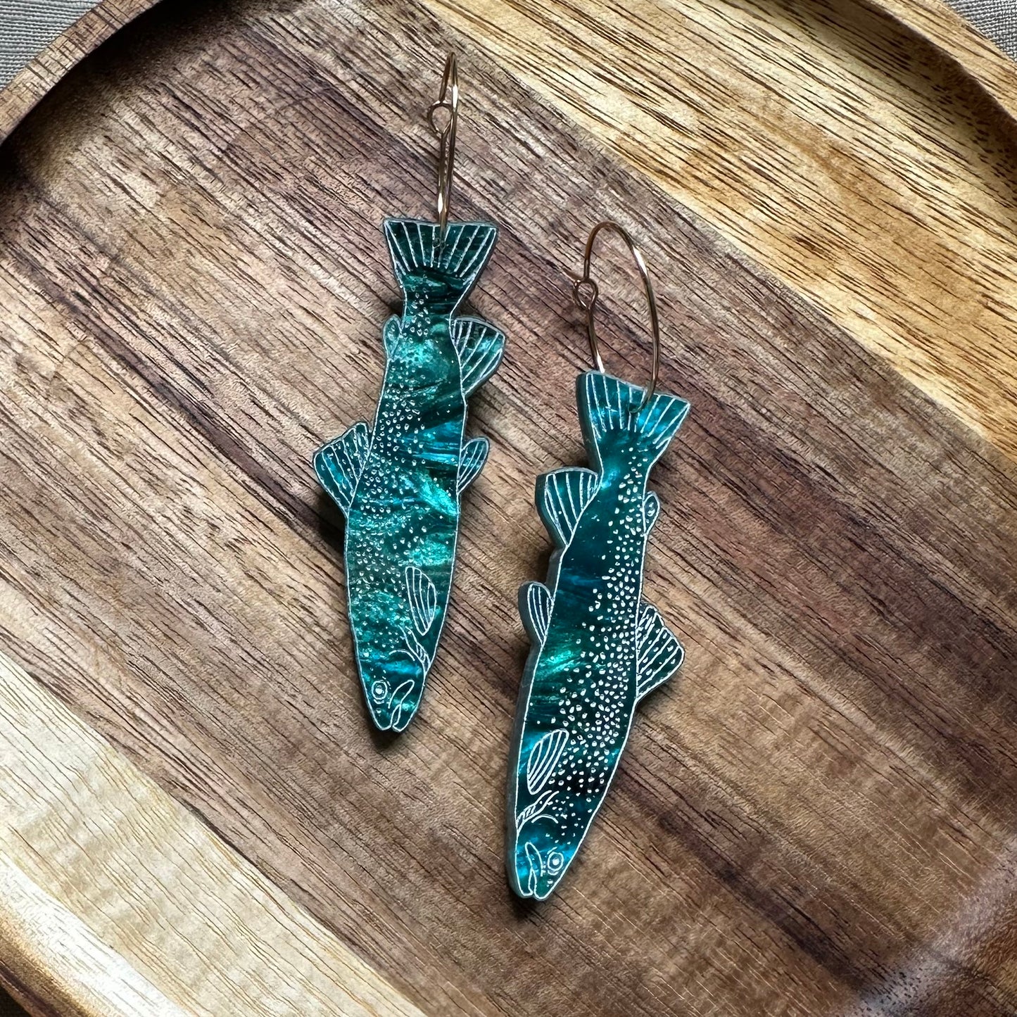 Acrylic trout hoops