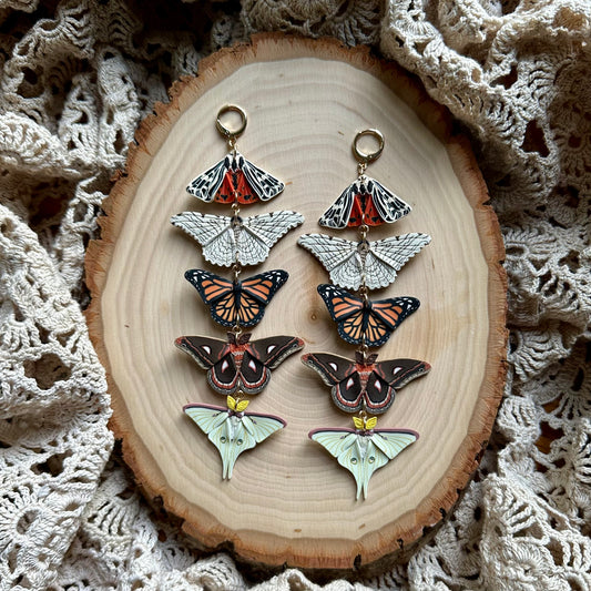 Moth and butterfly stack dangles