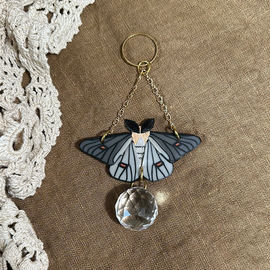 Ghostly silkmoth suncatcher