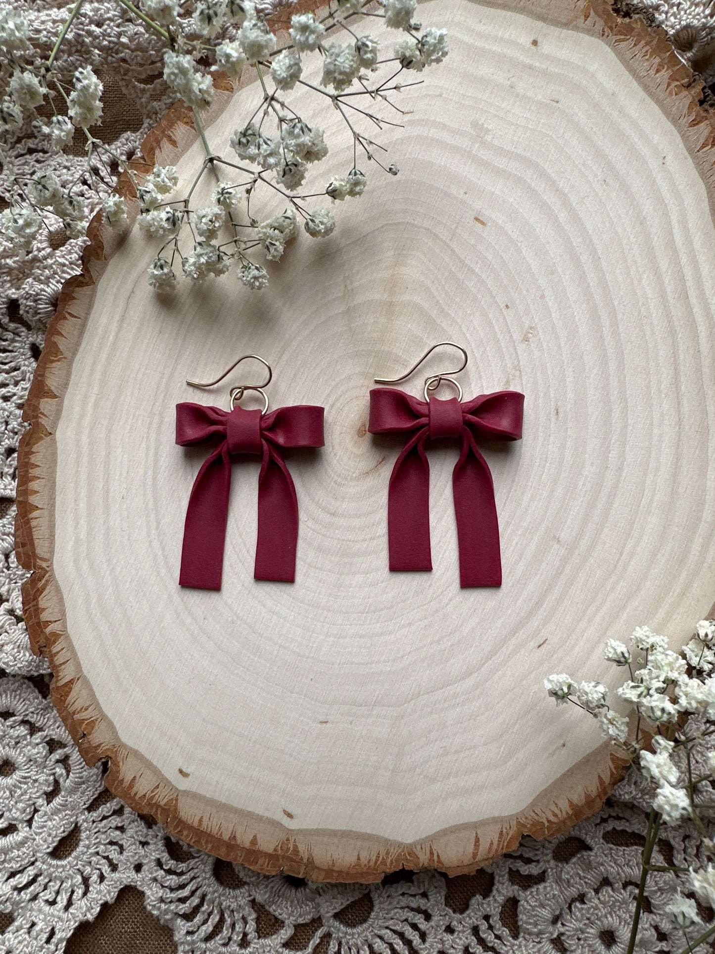 Bow earrings