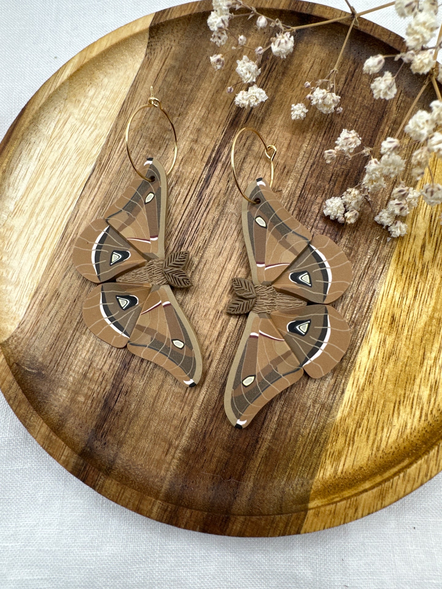 Polyphemus Moth hoops