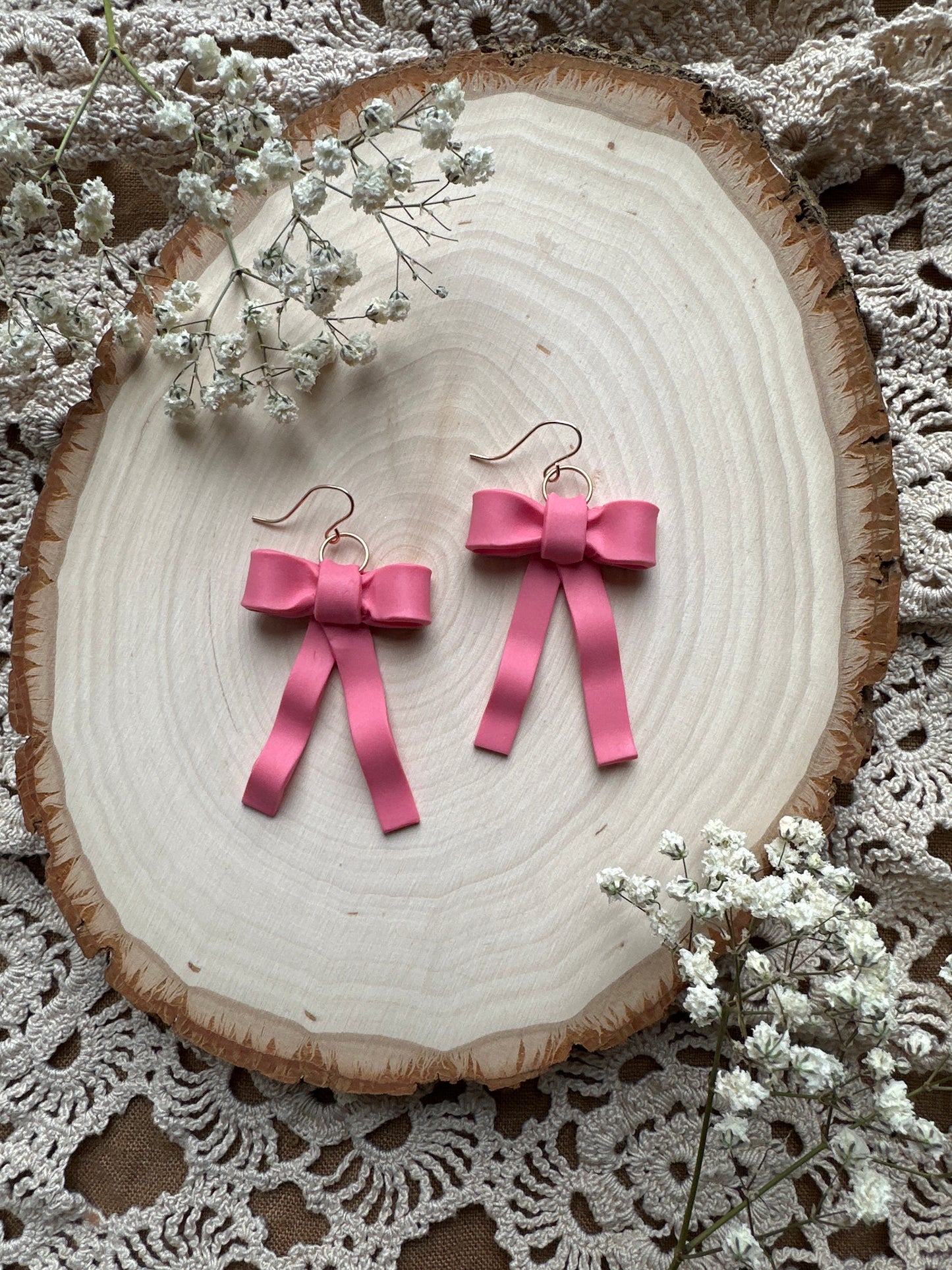 Bow earrings