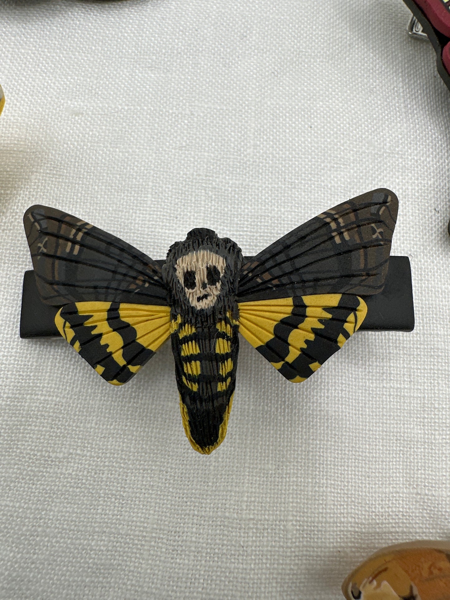 moth hair clips