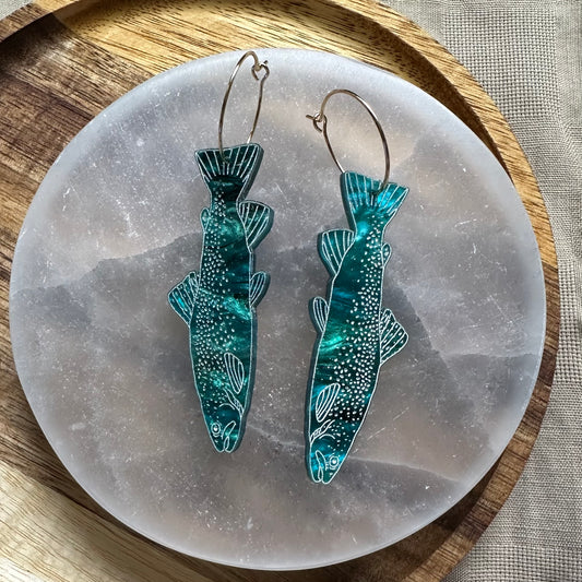 Acrylic trout hoops